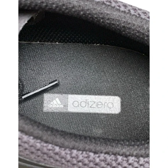 Adidas Adizero Aruku J Mens 7 Black New Swirlfoam JR4061 Running Shoes - Picture 9 of 11